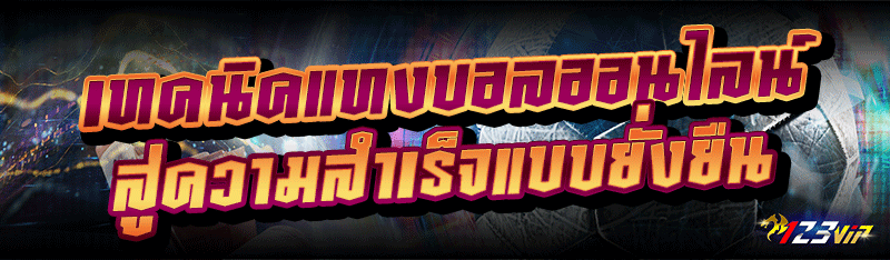 เทคนิคแทงบอลออนไลน์ สู่ความสำเร็จแบบยั่งยืน