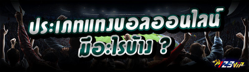 ประเภทแทงบอลออนไลน์ มีอะไรบ้าง ?